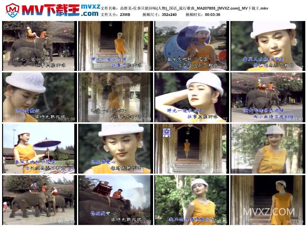 高胜美-住事只能回味(人物)_国语_流行歌曲_MA207855